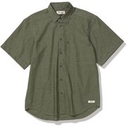 クールマックスシャンブレーシャツS/S メンズ シャツ オリーブ(070) Mサイズ 6212548
