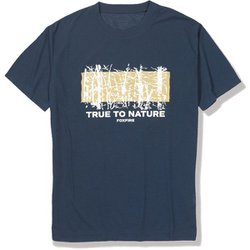 CシールドウッドティーS/S メンズ カットソー ネイビー（046） XLサイズ 5215597