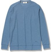 スラブリブクルー メンズ カットソー ライトブルー（054） XLサイズ 5215469