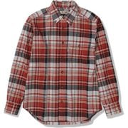 Cシールドフレッシュチェックシャツ メンズ シャツ レッド(080) Mサイズ 5212521
