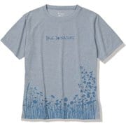 CシールドFフラワーT S/S レディース カットソー フェードブルー(052) Mサイズ 8215550