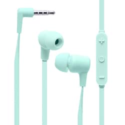 humor イヤホンマイク 3.5mm接続 1.2m ミントグリーン 691-986233