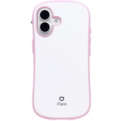 iPhone 16用 iFace First Class MagSynq ケース パステルピンク/ホワイト 41-986820