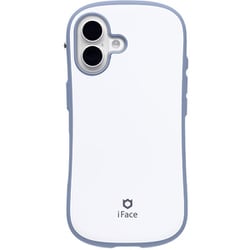 iPhone 16用 iFace First Class MagSynq ケース パステルブルー/ホワイト 41-986844