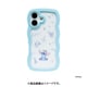 iPhone 16用 うねうねケース ディズニーキャラクター ブルー・スティッチ・ラクガキ 661-990537
