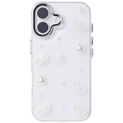 iPhone 16用 PHONEAR リボンケース パール 661-056911