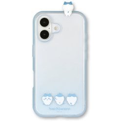 ちいかわ iPhone 16用 フレーム IIIIfitクリアケース ハチワレ CK-59B