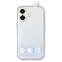 ちいかわ iPhone 16用 フレーム IIIIfitクリアケース モモンガ CK-59D