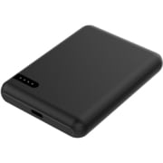 空調作業服対応 極薄モバイルバッテリー 5000mAh BK HD4-MBTC5000CSBK