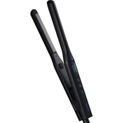 ストレートアイロン マイナスイオン スリムプレート 13mm 120～200℃（5段階調節） ブラック TS368A-K