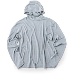 JP140フーディーロングスリーブ ユニセックス カットソー Sky Grey（160） Mサイズ SNUJ10072