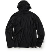 JP140フーディーロングスリーブ ユニセックス カットソー Jet Black Melange(J004) Mサイズ SNUJ10072