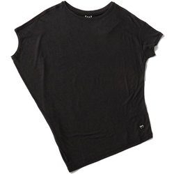 W ルーズエアTシャツ レディース フィットネス ヨガ シャツ JET BLACK（872） Sサイズ SNW024590