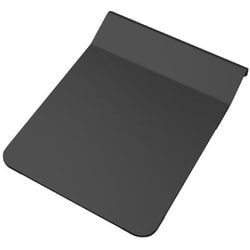 microSDカードリーダー USBハブ搭載 オールアルミ製マウスパッド ブラック IPT-MPHUB200-BK