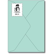 my letter 洋2封筒 あかるいあさぎ フ-Y223
