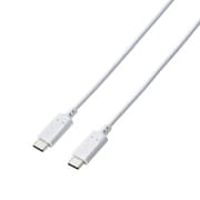 USB Type-C to Type-C ケーブル USB PD対応 60W対応 Hi-Speed USB(USB2.0) スタンダード 2本入 1.0m ホワイト MPA-CCTW10WH