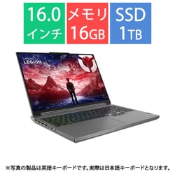 ゲーミングノートパソコン/Legion Slim 5 Gen9/16.0型/Ryzen7- 8845HS/GeForce RTX 4060/メモリ 16GB/SSD 1TB/Windows 11 Home/ルナグレー 83DH009XJP
