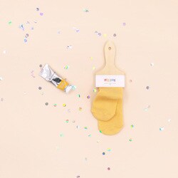 BabySocksPaint YELLOW 12-14 A22RP
