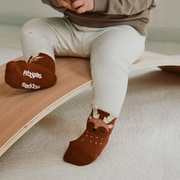 ZoolandSocksSet2Pairs KumaBeigeZouBlue 10-12 A22ZS