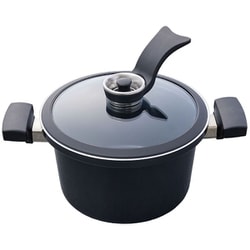 コットーラ IH対応真空調理器19cm ブラック 3.3L YK-0001
