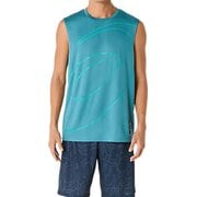 ドライノースリーブシャツ ユニセックス ランニングウェア シャツ Atlantis Blue(401) XLサイズ 2031E997