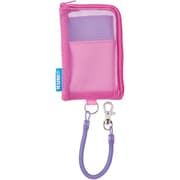 限定 KUM メッシュパスケース ピンク KM1352P