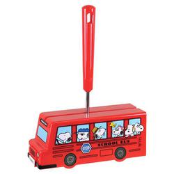 SN-5542901RD キャラクター ローラークリーナー スヌーピーバス型/レッド busroller