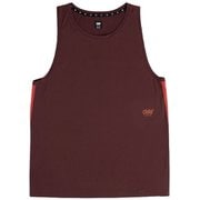 M DLYシングレット メンズ ランニングウェア シャツ Dark Wine Red(410608) Lサイズ 4105530608251