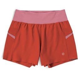 W TRNショーツ4インチブリーフ レディース ランニングウェア ショートパンツ Clay（410587） XSサイズ 4103640587251