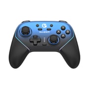 マルチプラットフォーム無線&有線接続 高精度&高耐久ホール効果センサージョイスティック搭載 スイッチ/iOS/アンドロイド/Windows PC対応ゲーミングコントローラー RGBライト搭載充電台付き 青色モデル GameSir Super Nova Blue