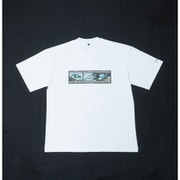 SVR-7 STEINS;GATE(シュタインズ・ゲート) 水墨画風 白地 カラーTシャツ ラボメン Lサイズ