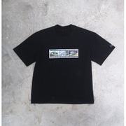 SVR-17 STEINS;GATE(シュタインズ・ゲート) 水墨画風 黒地 カラーTシャツ ラボメン Sサイズ