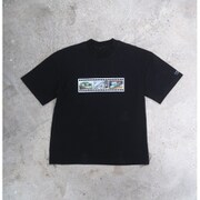 SVR-20 STEINS;GATE(シュタインズ・ゲート) 水墨画風 黒地 カラーTシャツ ラボメン XLサイズ