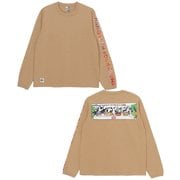 アンチバグブレックファーストロングスリーブTシャツ メンズ カットソー Beige(B001) Lサイズ CH01-2506