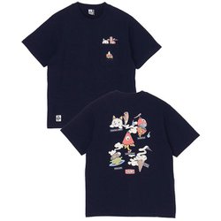 アンチバグフードヨーカイポケットTシャツ メンズ カットソー Navy（N001） Lサイズ CH01-2508