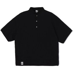 ショートスリーブハリケーントップループパイル メンズ シャツ Black（K001） Lサイズ CH00-1498