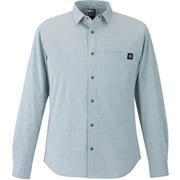 インセクト バリヤー チェックシャツ ロングスリーブ メンズ シャツ BLACK-NOIR（N0247） Lサイズ（日本：XLサイズ） MIV03194