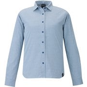 インセクト バリヤー チェックシャツ ロングスリーブ レディース シャツ SAPHIR(N7317) Sサイズ(日本:Mサイズ) MIV03221