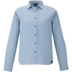 インセクト バリヤー チェックシャツ ロングスリーブ レディース シャツ SAPHIR（N7317） Mサイズ（日本：Lサイズ） MIV03221
