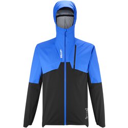 インテンス プロ 2.5L ジャケット メンズ ランニングウェア 防水ジャケット BLACK/ICON BLUE（N3174） XSサイズ（日本：Sサイズ） MIV10357