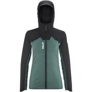 インテンス ウィンドブレーカー ジャケット レディース ランニングウェア ブレーカー BOTTLE/BLACK(N9300) Lサイズ MIV10375