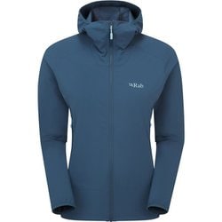ボレアリスフーディーウィメンズ レディース ソフトシェル Tempest Blue サイズ10 QWS-77