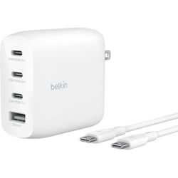 BoostCharge Pro 112W 4ポート GaN PD急速充電器 USB-Cケーブル付き WCH017QC2MWH-B6