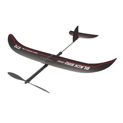 ゴム動力模型飛行機 ブラックバード