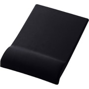 マウスパッド リストレスト 一体型 低反発 手首 負担軽減 コーナーガードクッション ズレにくい ブラック MP-CTL01BK