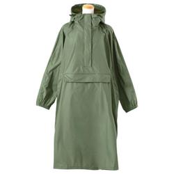 B-740573 because ビコーズ アノラックロングパーカ レインコート カーキ beanorak