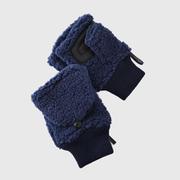 BL50913M8 WOMEN フード付き2wayボアグローブ 2wayグローブ ネイビー bl50913m8