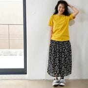 980001005 キシリトール加工 接触冷感ベーシックTシャツ Lサイズ カラシ fr980001
