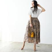 980030001 UVカット・汗ジミ防止チハイネックT M-Lサイズ オフホワイト fr980030