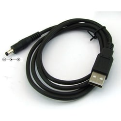 電源供給ケーブル USB（A）-EIAJ2（電圧区分2） 1.2m DC-4017